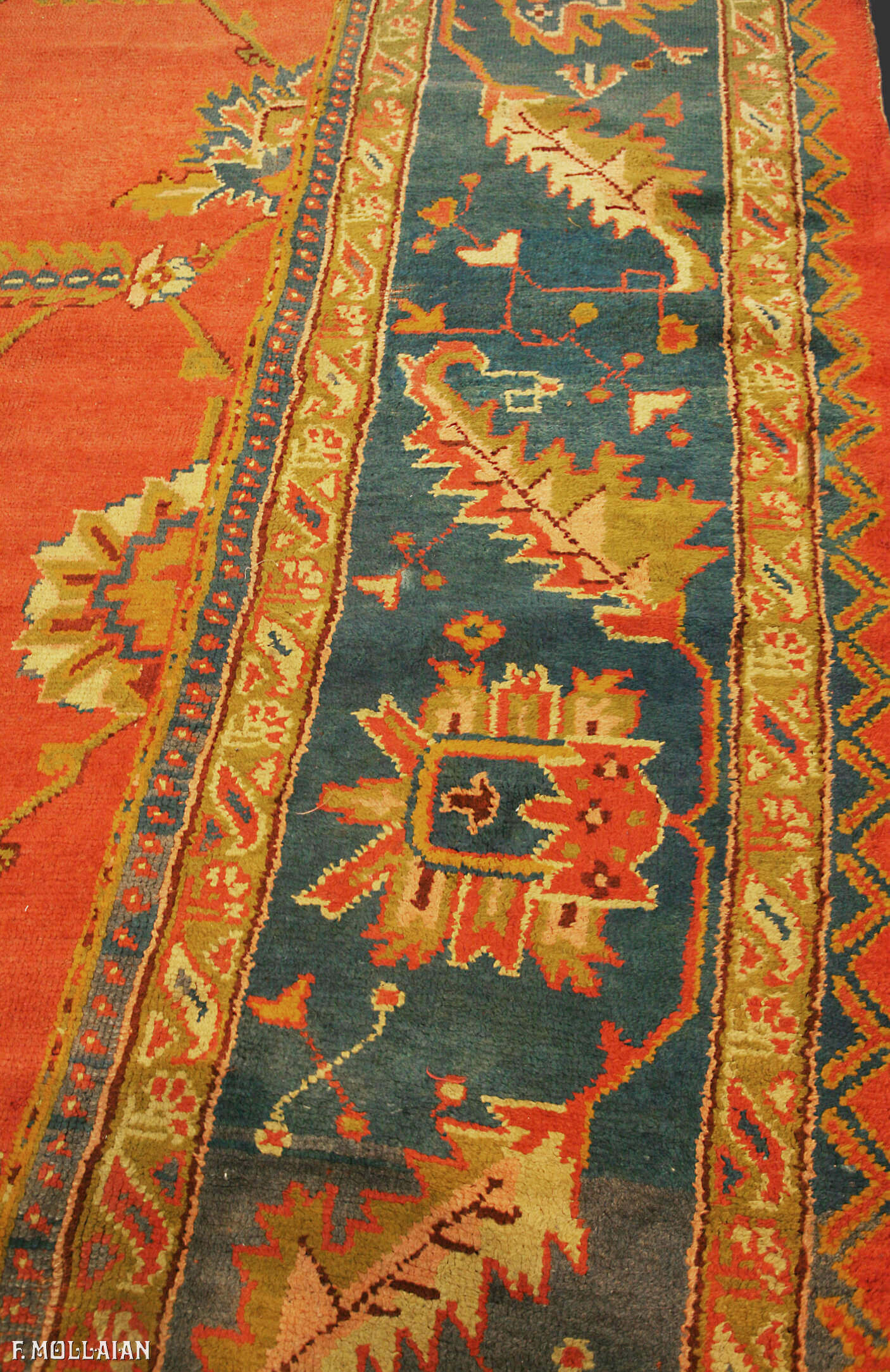 Antique Turkish Ushak (Oushak) Carpet n°:20624826